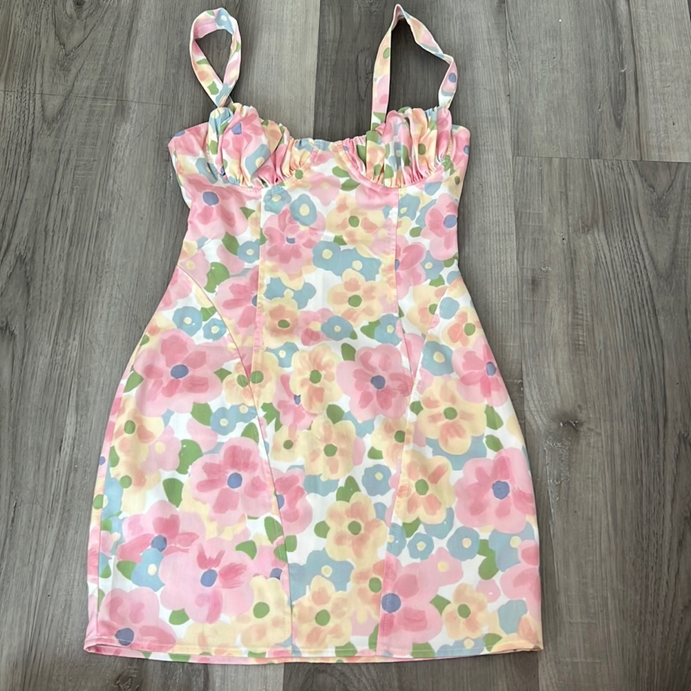 Floral mini dress